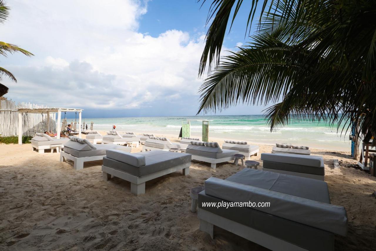 Playa Mambo Eco Cabanas Hotel Tulum Exterior foto